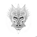 Tezcatlipoca  tattoo design idea