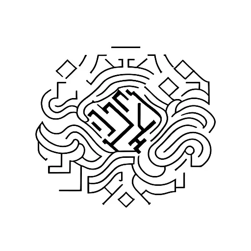 The name following name in minimalist style: ITALY tattoo design idea