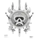 Mexican tribes tattoo design idea