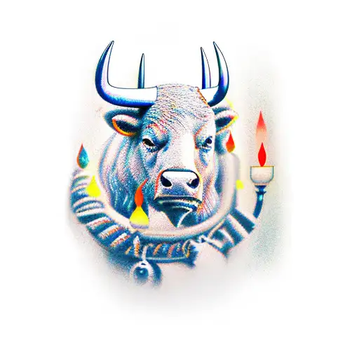 forex trading, candlesticks, bull and bear, Profit tattoo design idea
