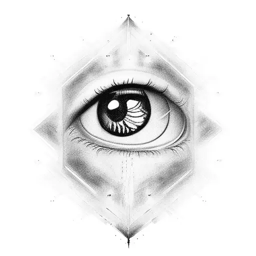 eyes with our soul inside tattoo design idea