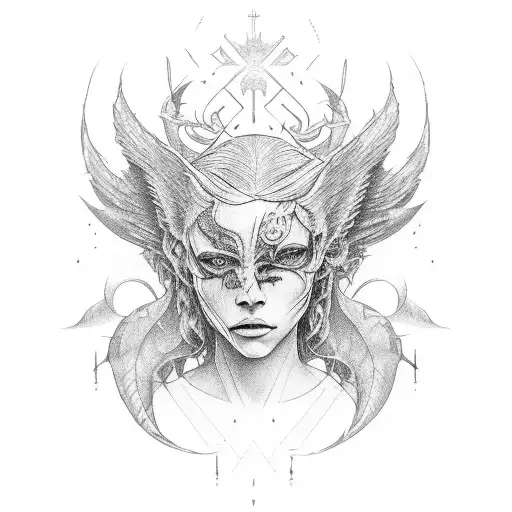 I'm the proof that you can walk through hell and still be an angel  tattoo design idea