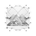 utah desert tattoo design idea