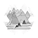 utah desert tattoo design idea