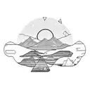 utah desert tattoo design idea