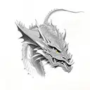 Dragon eragon tattoo design idea