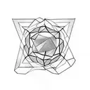 metateron cube tattoo design idea