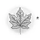 canada flag Maple Leaf tattoo design idea
