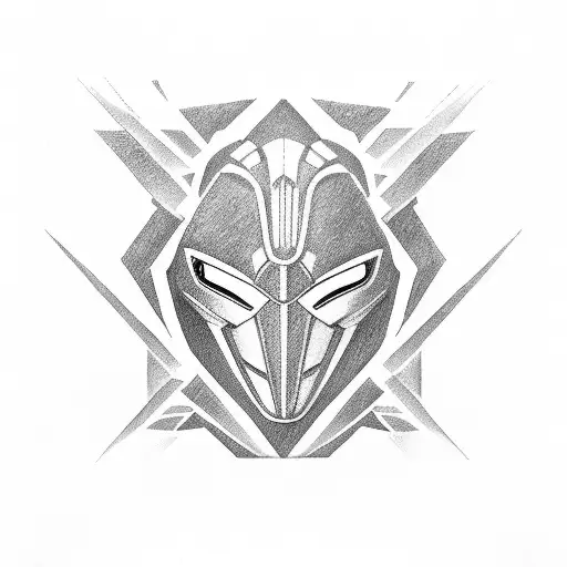 mighty morphing power rangers tattoo design idea