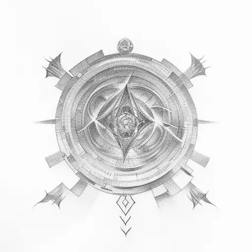 a tattoo of atium and lerasium from the mistborn saga, the symbols tattoo design idea