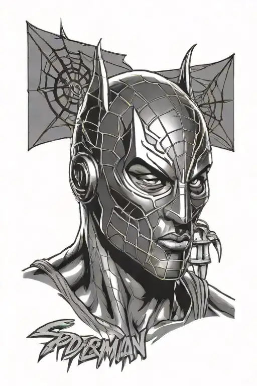 The Mask, Spiderman, Kobe Bryant #24 tattoo design idea