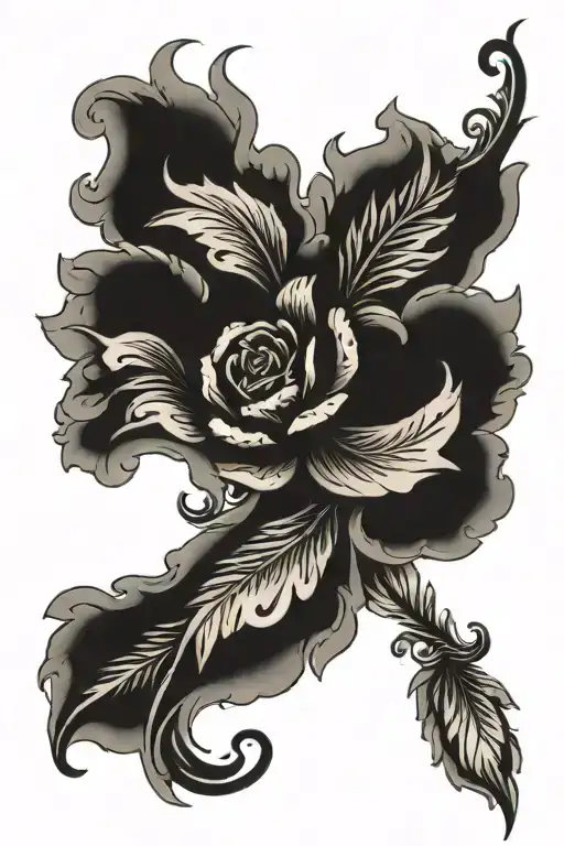 Medium Serendipity tattoo design idea