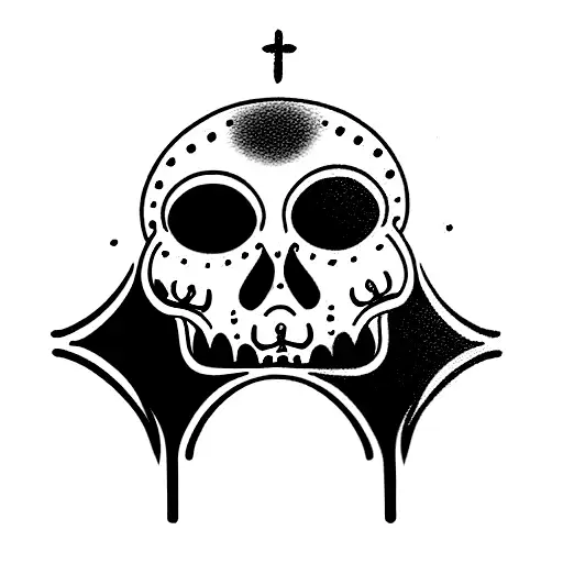 Memento mori  tattoo design idea