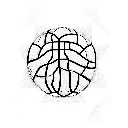 basketball tattoo design idea