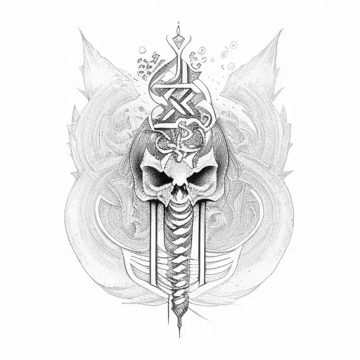 caduceus tattoo design idea