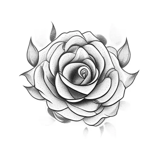 Flower mon tattoo design idea