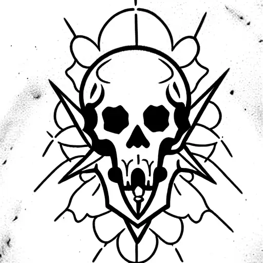  heaven, hell, angels, devils, skulls, roses, thorns, rosary beads, nebula, waterfall tattoo design idea