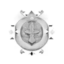 serenity prayer tattoo design idea