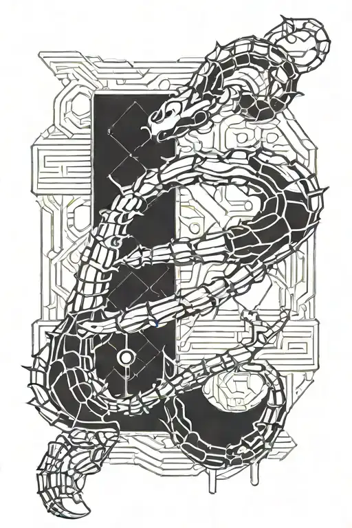 Scorpio zodiac sign tattoo design idea