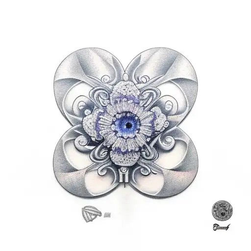 blueberry tattoo design idea