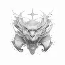 Anker with wirting "mapa" tattoo design idea