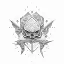 Anker with wirting "mapa" tattoo design idea