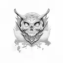 Anker with wirting "mapa" tattoo design idea