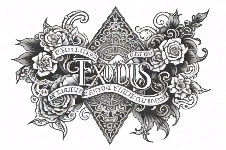 Exodus 3:14 tattoo design idea