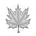Maple Leaf tattoo design idea