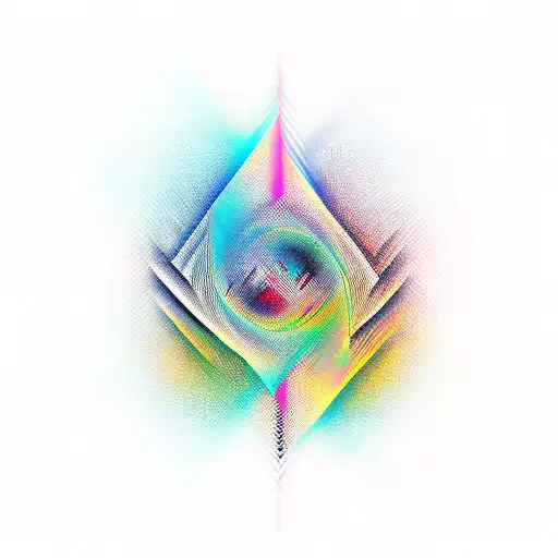 sound wave tattoo design idea