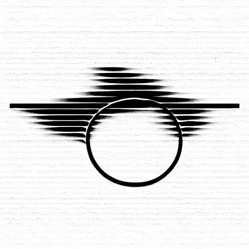 sound wave tattoo design idea