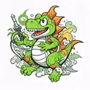 yoshi tattoo design idea