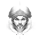 wizard hat tattoo design idea