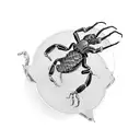 scorpion and pineapple tattoo design idea