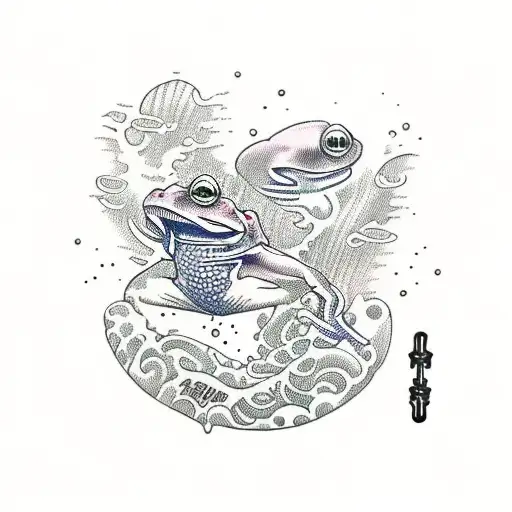 frogman tattoo design idea