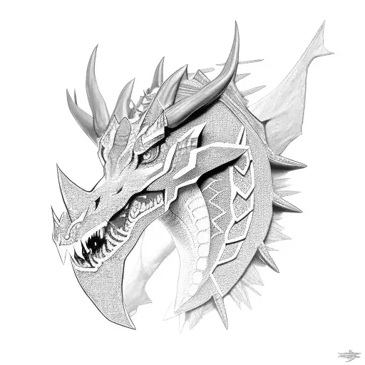 Zelda Dragon tattoo design idea