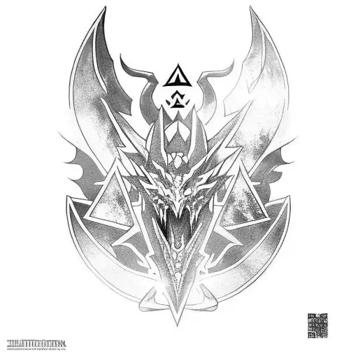 Zelda Dragon tattoo design idea