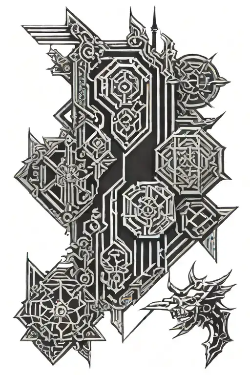 Final Fantasy 7, Final Fantasy 10 tattoo design idea