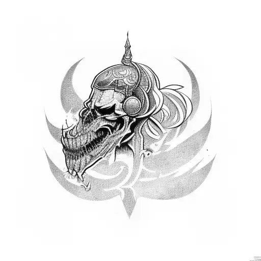 wizard tattoo design idea