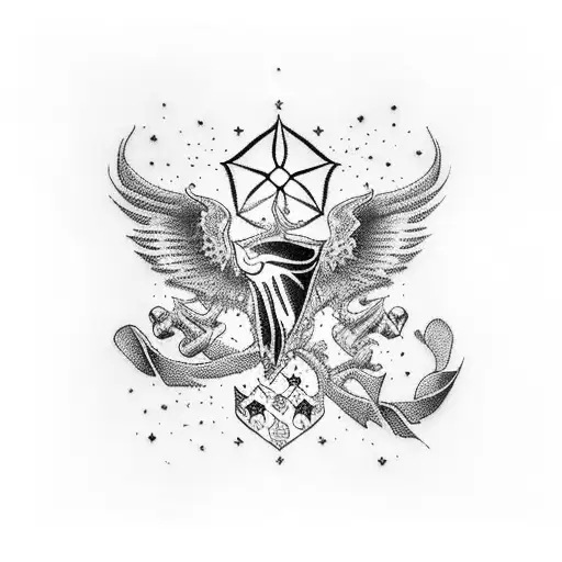 Waffe mit Alkohol, Drogen, gebrochenes Herz, hingefallen und wieder aufgestanden tattoo design idea