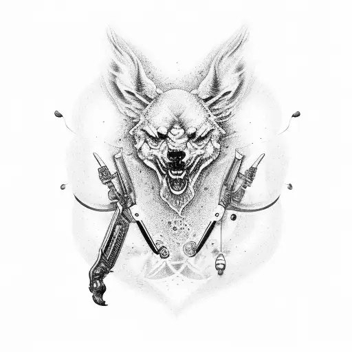 Drogen, Waffen, Alkohol, gebrochenes Herz, schwere Zeit, sich neu erfunden, wieder aufgestanden  tattoo design idea