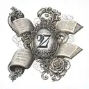 dipiction of the Bible verse "2 Timothy 1:7"  tattoo design idea