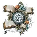 dipiction of the Bible verse "2 Timothy 1:7"  tattoo design idea