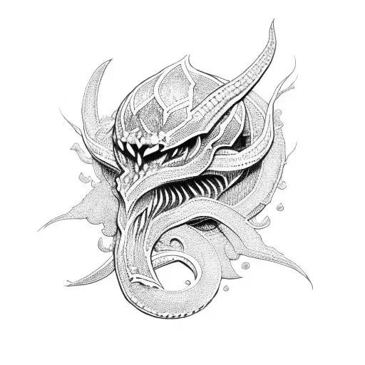Hydra  tattoo design idea
