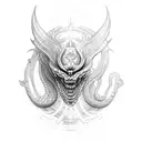Hydra  tattoo design idea