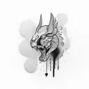 Heather in writing  tattoo design idea