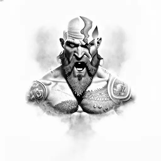 Tattoo uploaded by Jake obrien • Kratos! Start of my God of war themed  sleeve! • Tattoodo