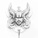 Thor tattoo design idea