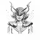 Thor tattoo design idea