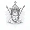 king Baldwin iv tattoo design idea